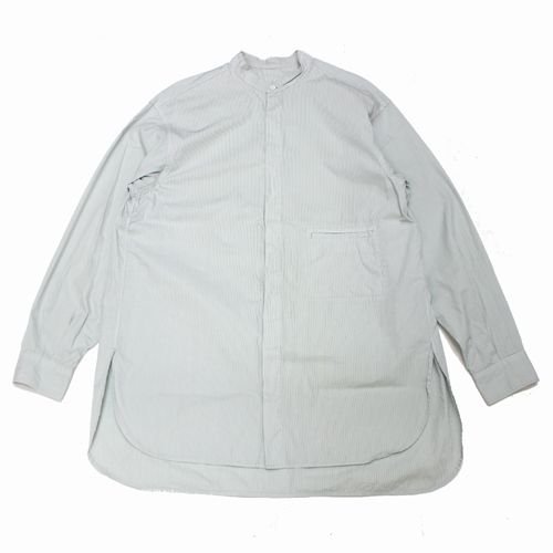 美品】YOKE 21AWバンドカラー ロングシャツ アイボリー XL相当 3ロング ...