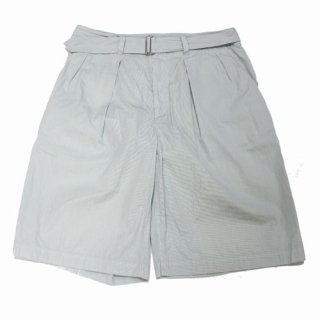 YOKE 衼 23SS Garment Dye Stripe Belted Wide Shorts ȥ饤ץ٥ƥåɥ磻ɥ硼 硼