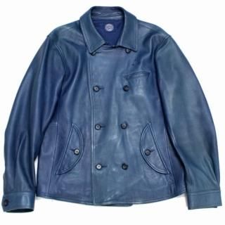 PORTERCLASSIC ݡ饷å SHEEP LEATHER DOUBLE JACKET ץ쥶 ֥ 㥱å L ֥롼