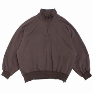 is-ness ͥ 23AW RELAX PULLOVER HALF ZIP SWEAT SHIRTS ϡեåץå M46 ֥饦