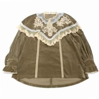 overlace С졼 20AW cape blouse ץ֥饦 40 
