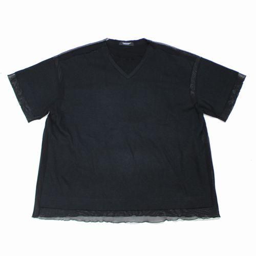 注目ショップ・ブランドのギフト UNDERCOVER アンダーカバー T 素材切り替え半袖カットソー 23SS トップス