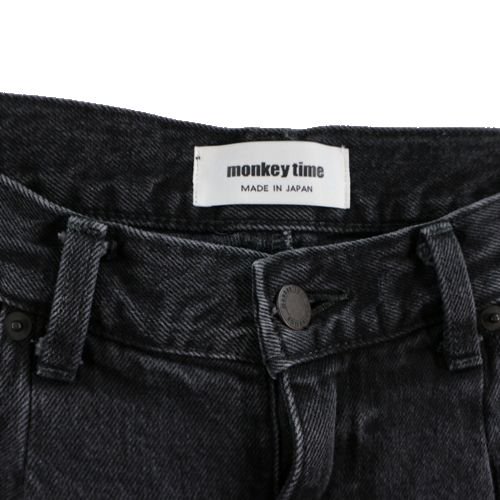 monkey time モンキータイム DENIM 1P WIDE PANTS デニムパンツ S