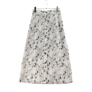 6(ROKU)  LINE PRINT SKIRT 饤ץȥ 36 ۥ磻