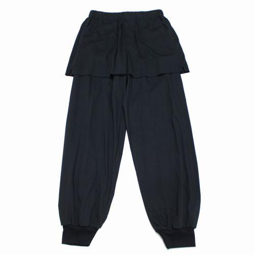 SUNSEA サンシー 23SS LAYERED RUNNING PANTS レイヤードランニングパンツ 2 ブラック -  ブランド古着買取・販売unstitchオンラインショップ