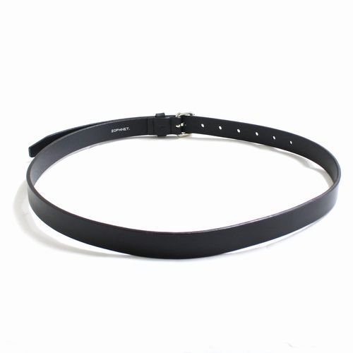 SOPHNET. ソフネット 23SS LEATHER BELT レザーベルト M ブラック 