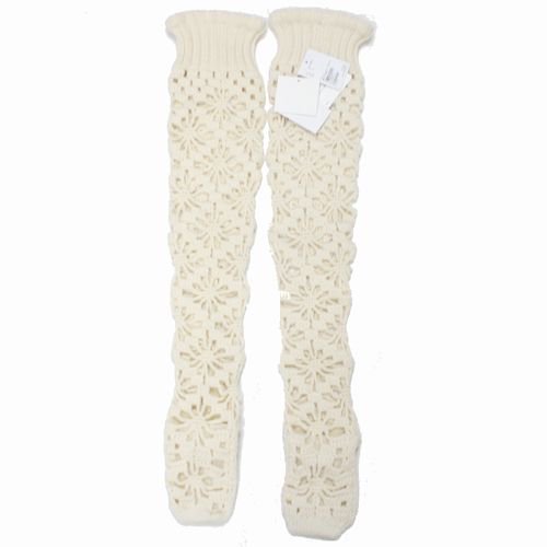 MameKurogouchi マメ クロゴウチ 20AW Hand Knitted Chunky Lace Socks