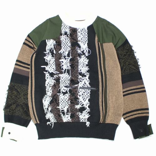 サカイ 22SS Rug Jacquard Knit Pullover セーター