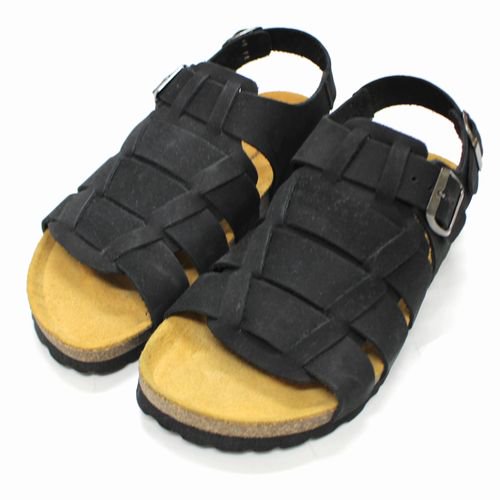 WhiteMountaineering ホワイト マウンテニアリング GURKHA SANDAL ヌバックレザー グルカサンダル ブラック -  ブランド古着買取・販売unstitchオンラインショップ