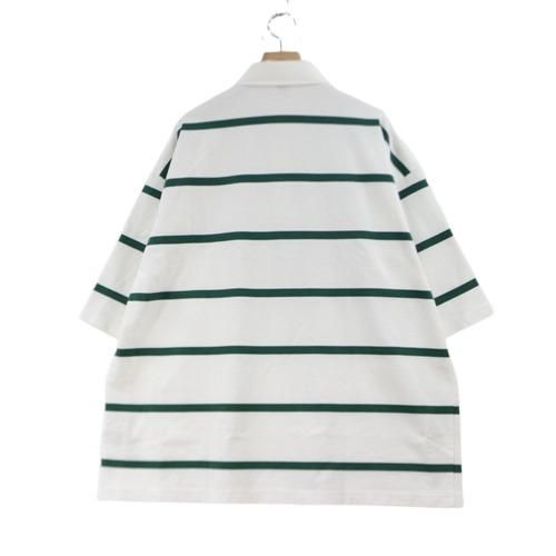 6(ROKU) ロク 22SS RUGGER SHIRT BIG ラガーシャツ グリーン