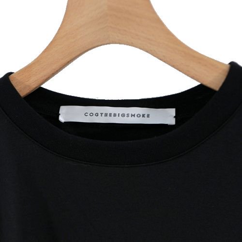 COGTHEBIGSMOKE コグザビックスモーク 22SS FAITH TOP Tシャツ ブラック -  ブランド古着買取・販売unstitchオンラインショップ
