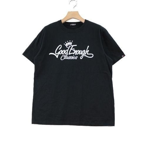 GOODENOUGH グッドイナフ 4 THE FUTURE Classic ロゴ Tシャツ ブラック -  ブランド古着買取・販売unstitchオンラインショップ