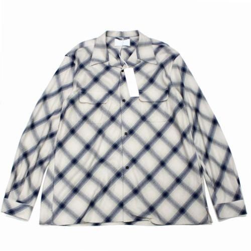 SUGARHILL シュガーヒル 23AW RAYON OMBRE OPEN COLLAR BLOUSE シャツ 