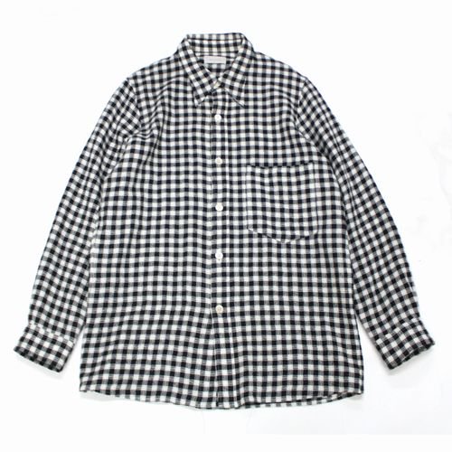 BEDj.w.FORD ベッドフォード 21AW Wardrobe shirt check pattern チェックシャツ 0 ブラック/ホワイト -  ブランド古着買取・販売unstitchオンラインショップ