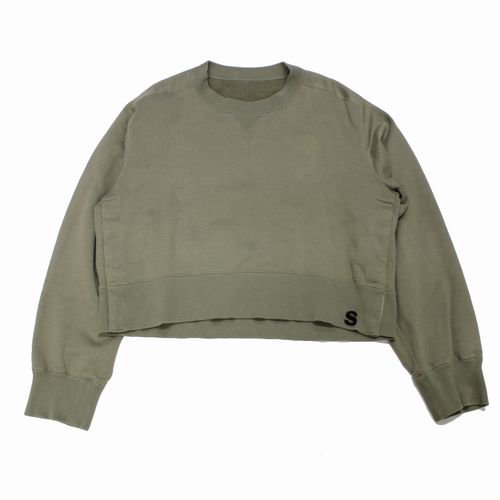 sacai サカイ 23AW s Sweat Jersey Pullover スウェット 3 カーキ -  ブランド古着買取・販売unstitchオンラインショップ