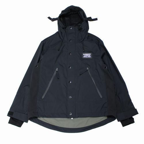 BURBERRY バーバリー Logo Applique Technical Twill Hooded Jacket