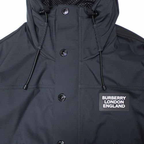 BURBERRY バーバリー Logo Applique Technical Twill Hooded Jacket マウンテンパーカー ジャケット  XS - ブランド古着買取・販売unstitchオンラインショップ