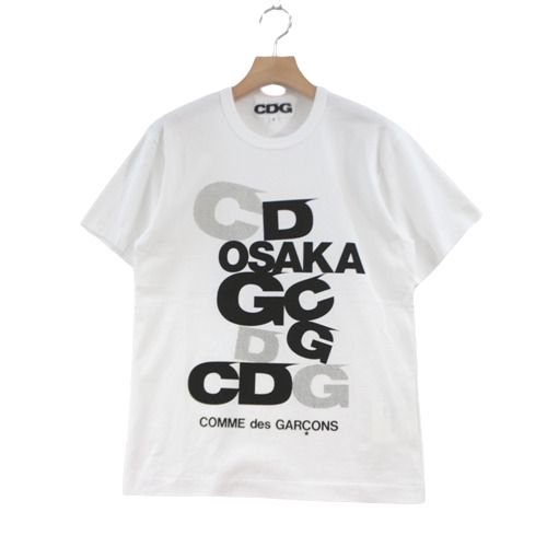 CDG コムデギャルソン 大阪店リニューアル限定Tシャツ S ホワイト ...