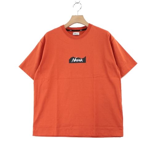 NANGA ナンガ ロゴTシャツ S オレンジ - ブランド古着買取・販売unstitchオンラインショップ