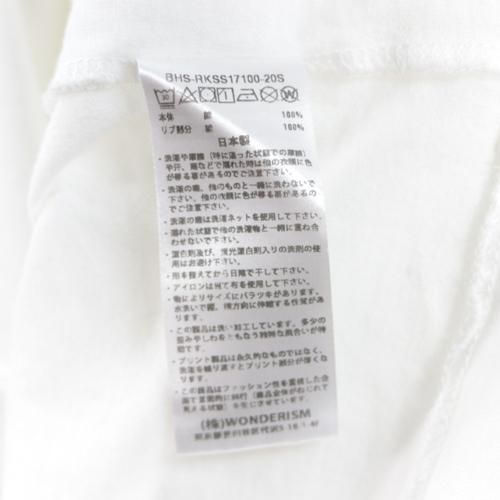 blurhms ブラームス 20SS WHOA Tee Tシャツ 3 ホワイト
