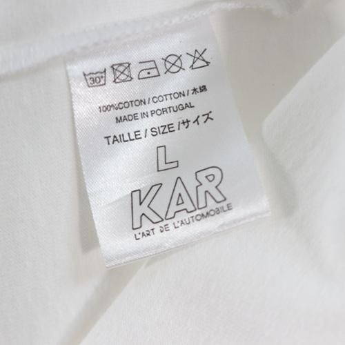 KAR / L'ART DE L'AUTOMOBILE × PORSCHIE 2021 968 Tシャツ L KAR / L'ART DE L'AUTOMOBILE × PORSCHIE 2021 968 Tシャツ L