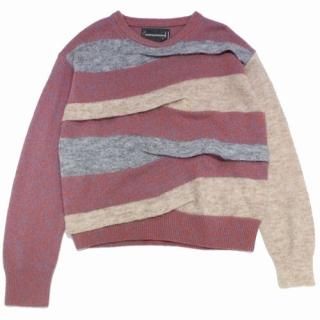 kotoha yokozawa ���ȥ� �襳���� 22AW Twisted Knit Crewneck �˥å� F PINK