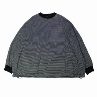 is-ness �����ͥ� 23AW BALLOON LONG SLEEVE T-SHIRT �Х롼����󥰥��꡼�� T����� L �֥�å� �ۥ磻��