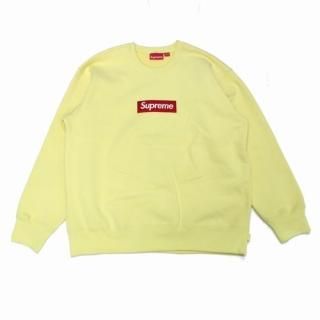 Supreme ץ꡼ 22AW Box Logo Crewneck - Pale Yellow ܥå å L 