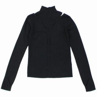 DIONLEE ǥ꡼ Soft cut-out sweater åȥ ȥͥå ˥å XS ֥å