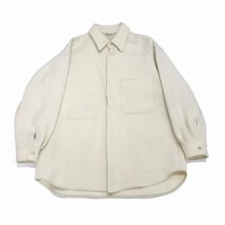 AURLAEE ������꡼ 22AW SHETLAND WOOL ORGANIC COTTON WOVEN CLOTH SHIRTS BLOUSON ����ĥ֥륾�� 1