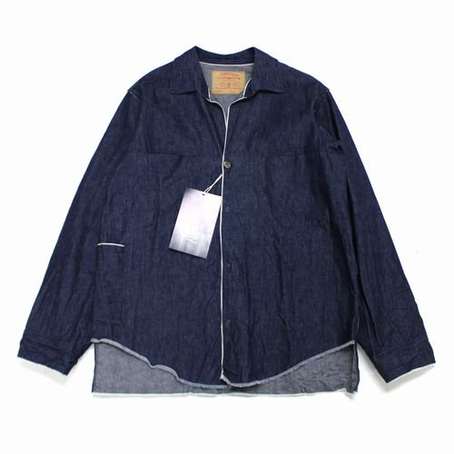 SUNSEA サンシー 23SS DENIM SHIRT デニムシャツ 3 インディゴ