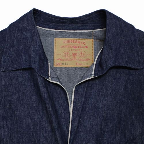 SUNSEA サンシー 23SS DENIM SHIRT デニムシャツ 3 インディゴ - ブランド古着買取・販売unstitchオンラインショップ