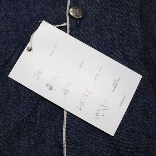 SUNSEA サンシー 23SS DENIM SHIRT デニムシャツ 3 インディゴ