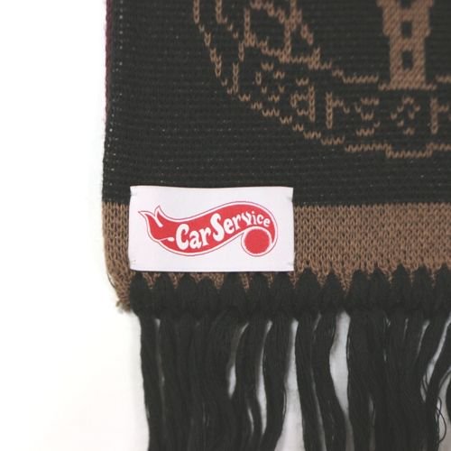 CARSERVICE / カーサービス CS EMBLEM LOGO SCARF - safetyandjustice.eu