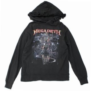 R13 륵ƥ megadeath print hoodie ѡ XS 㥳