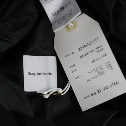 Sasquatchfabrix. サスクワッチファブリックス 20AW WESTERN