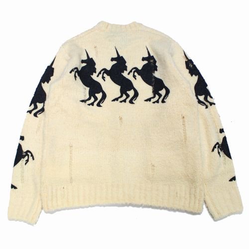 MASU エムエーエスユー 23AW UNICORN GRUNGE CARDIGAN カーディガン 46