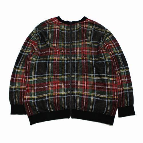 UNDERCOVER アンダーカバー 23SS Tartan Check Zipped Knit タータン 