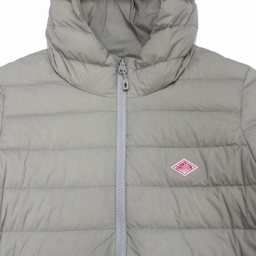 DANTON グレー ダウンジャケットグレージュ