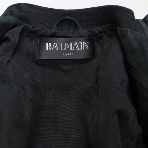 BALMAIN バルマン ラムレザースエードジャケット 34 ブラック - ブランド古着買取・販売unstitchオンラインショップ