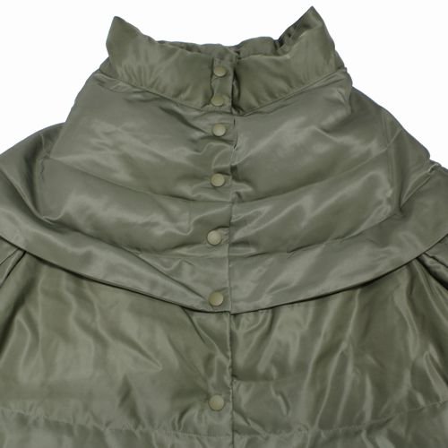 ANREALAGE アンリアレイジ 17AW ROLL DOWN COAT ダウンコート 38 カーキ -  ブランド古着買取・販売unstitchオンラインショップ