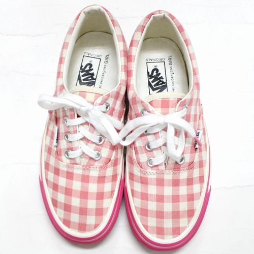 COMME des GARCONS GIRL コムデギャルソン ガール 20AW VANS Gingham Check Pink ギンガムチェック  23.5cm - ブランド古着買取・販売unstitchオンラインショップ