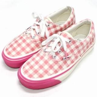 COMME des GARCONS GIRL ����ǥ���륽�� ������ 20AW VANS Gingham Check Pink ���󥬥�����å� 23.5cm