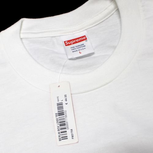 Supreme シュプリーム 21AW Berlin Box Logo Tee ベルリンボックスロゴTシャツ L ホワイト -  ブランド古着買取・販売unstitchオンラインショップ