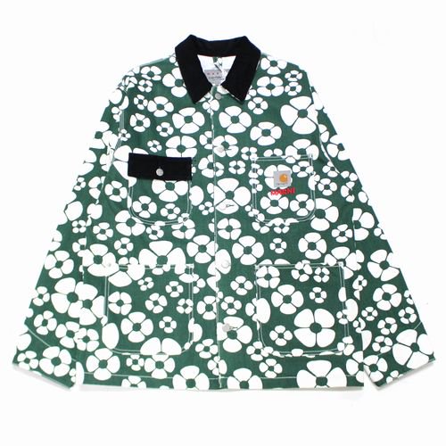 ファッションMARNI × Carhartt WIP  フローラルジャケット グリーン
