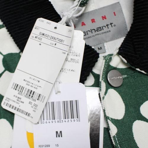 MARNI × Carhartt WIP 23SS フローラルジャケット M グリーン