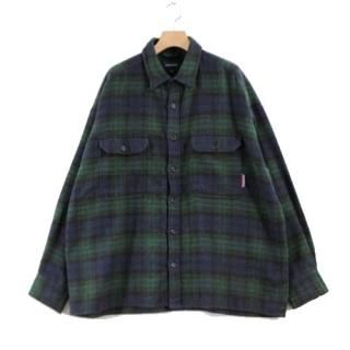 DESCENDANT �ǥ��������� 20AW VANING CHECK LS �����å��ͥ륷��� 3 �ͥ��ӡ� ���꡼��