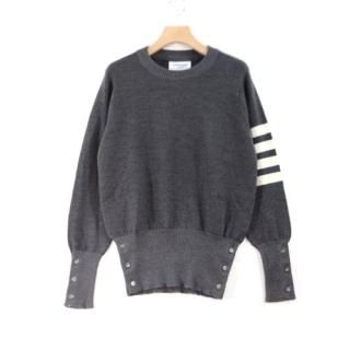 THOM BROWNE. �ȥ�֥饦�� 4BAR ���롼�ͥå��˥å� 2 ���졼