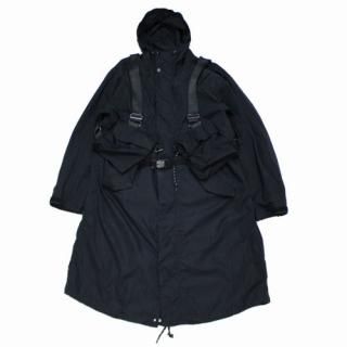 JIEDA �� ellesse ������������å� 19AW MILITARY COAT �ߥ꥿�꡼������ �֥�å�