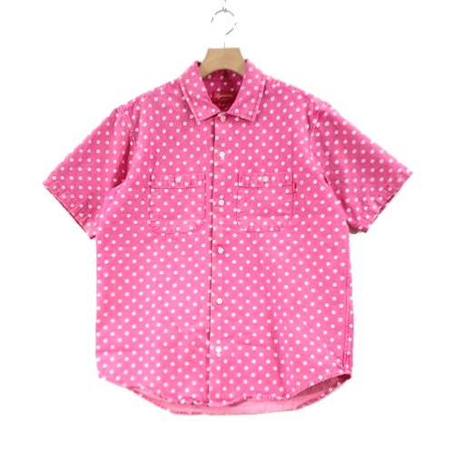 Supreme シュプリーム 18SS Polka Dot Denim Shirt ポルカドットデニムシャツ S ピンク -  ブランド古着買取・販売unstitchオンラインショップ